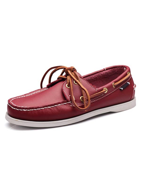 MEN'S LEATHER BOAT SHOES 41603460