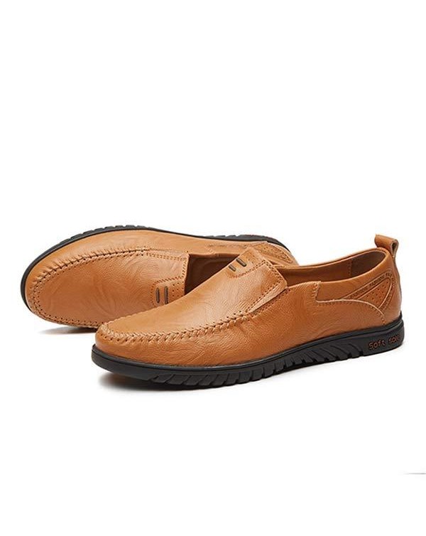 MEN'S SLIP-ON CASUAL LEATHER SHOES 08026252