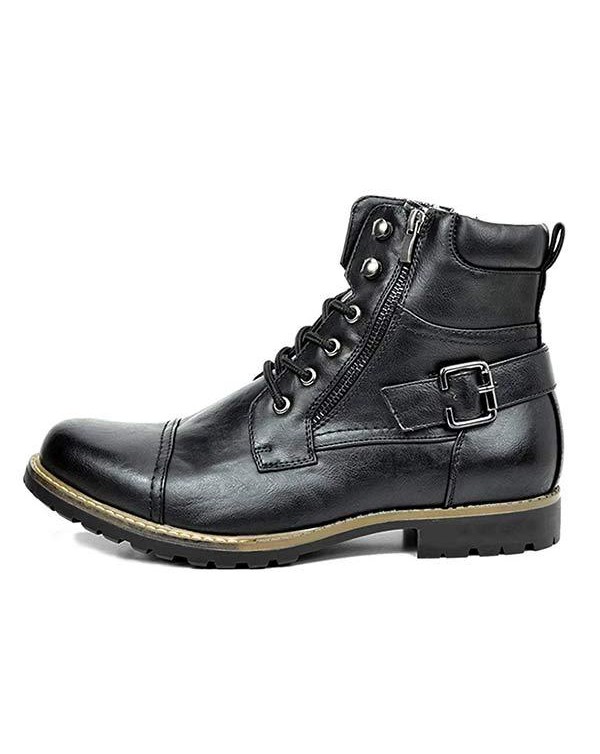 MEN'S METAL DOUBLE ZIP RIDER BOOTS 46764393C