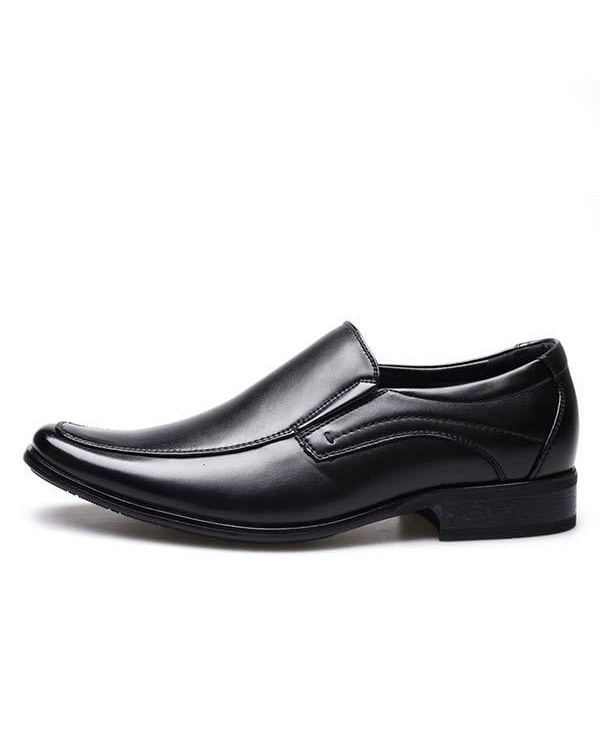 MEN'S SLIP ON SMALL SQUARE LEATHER SHOES 17995831