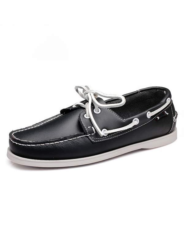 MEN'S LEATHER BOAT SHOES 41603460