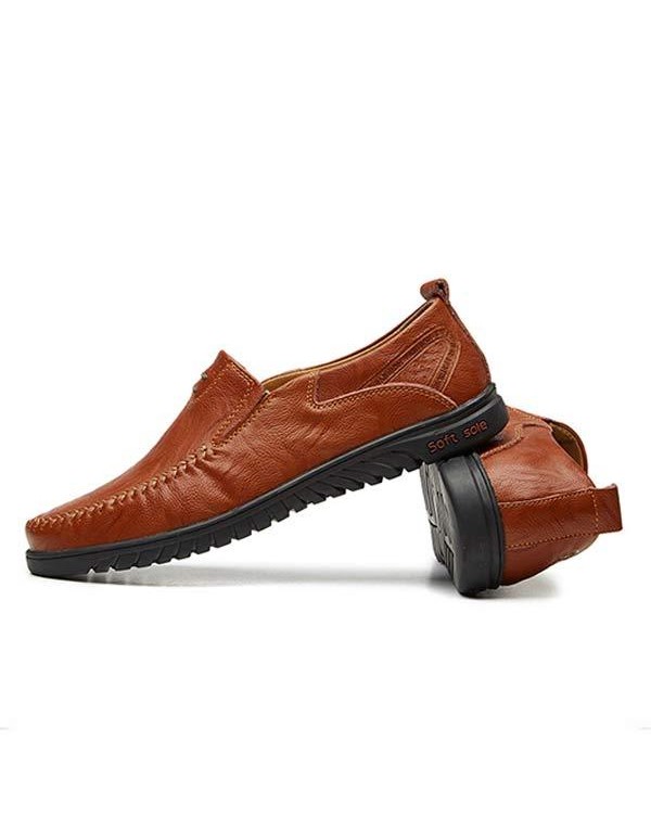 MEN'S SLIP-ON CASUAL LEATHER SHOES 08026252