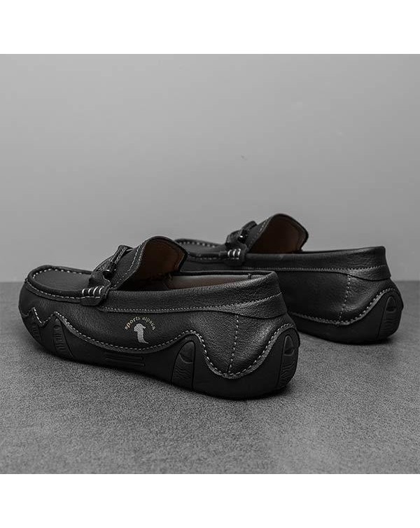 MEN'S CASUAL HAND SEWN LEATHER SHOES 11426926