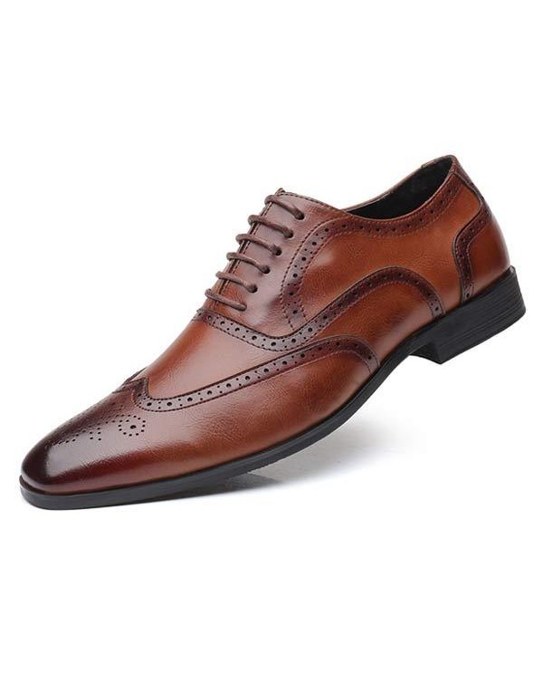 MEN'S BROGUE BUSINESS SHOES 02236217