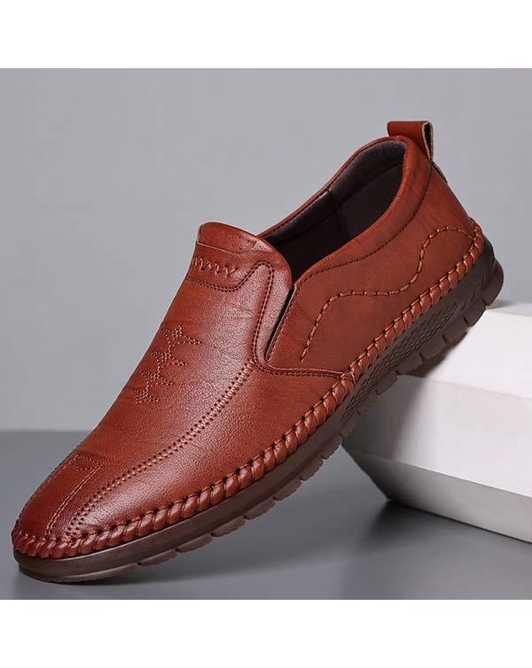 MEN'S BUSINESS CASUAL LEATHER SHOES 56938589