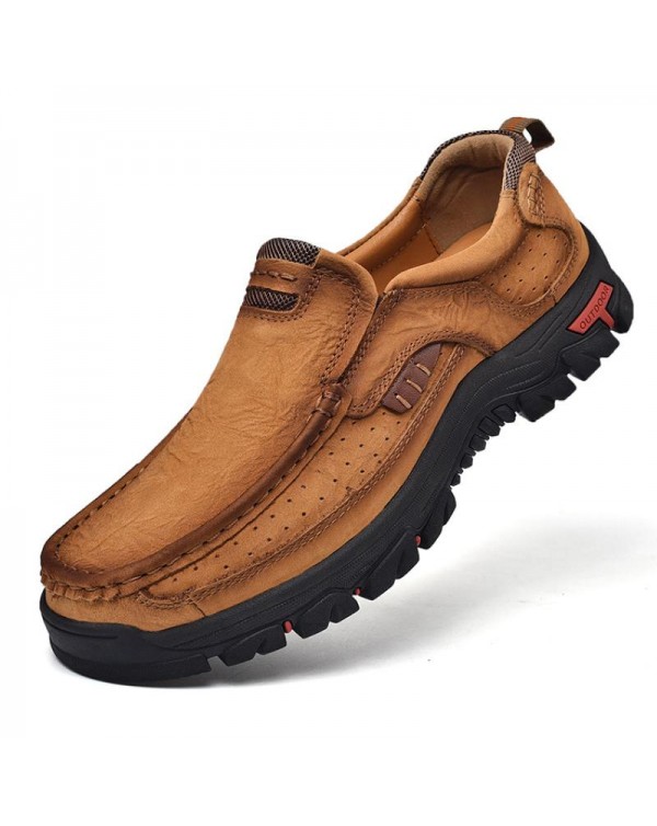 Men's Retro Plus Size Slip-on Shoes 85081989TO